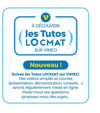 Les Tutos LOCMAT à découvrir sur Vimeo
