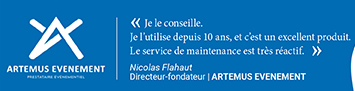 Témoignage de Nicolas Flahaut – Directeur-fondateur d'ARTEMUS EVENEMENT
