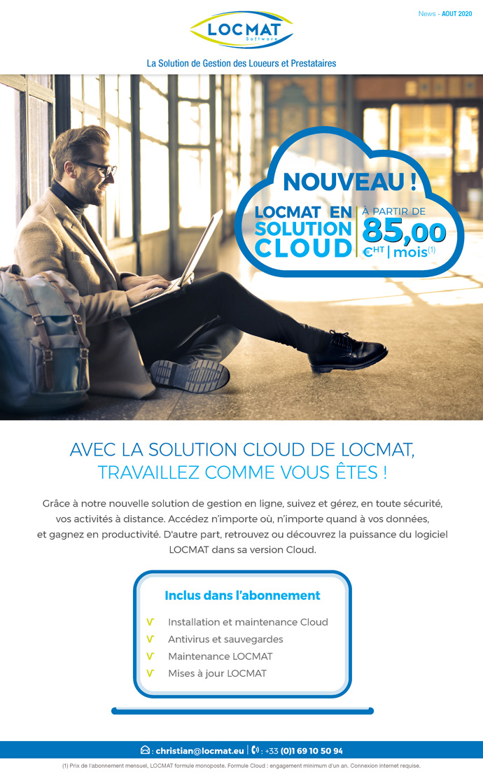 Découvrez la Nouvelle solution Cloud LOCMAT