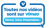 Toutes nos vidéos sont sur Vimeo