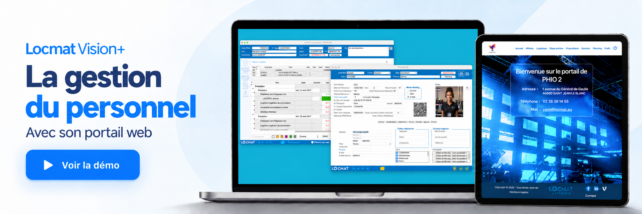 La Démo du nouveau module de Gestion du Personnel intégré à Vision+
